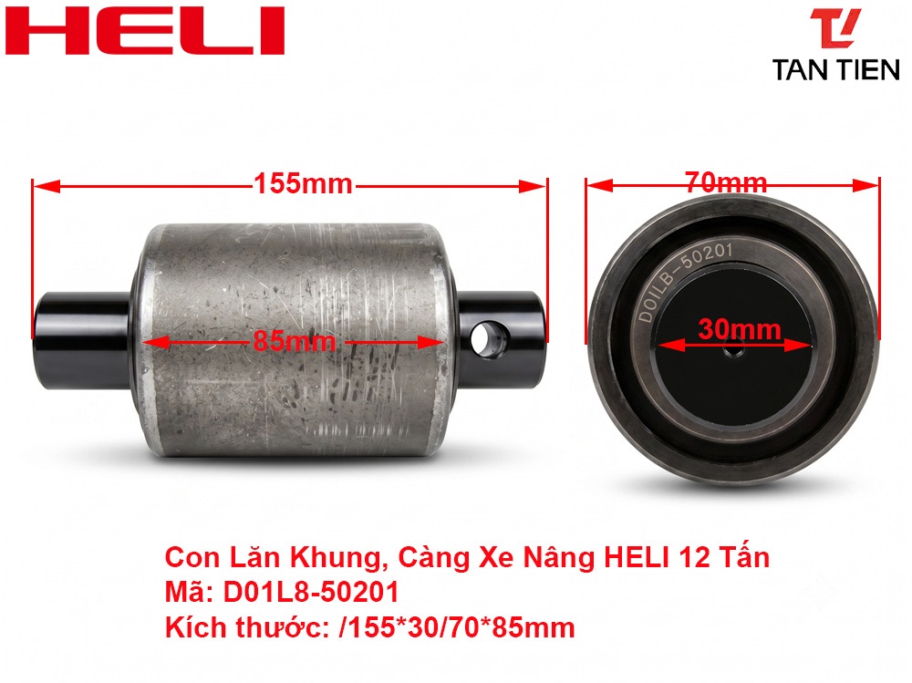Con Lăn Xe Nâng HELI D01L8-50201